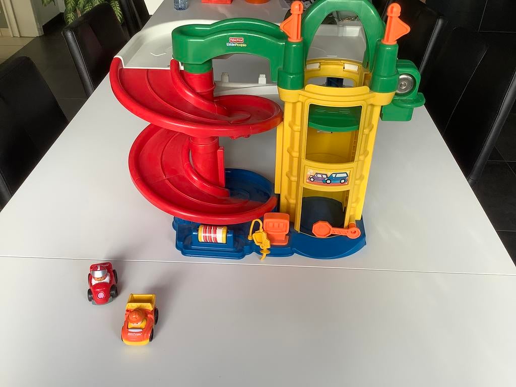 Garage van fisher price, Ophalen