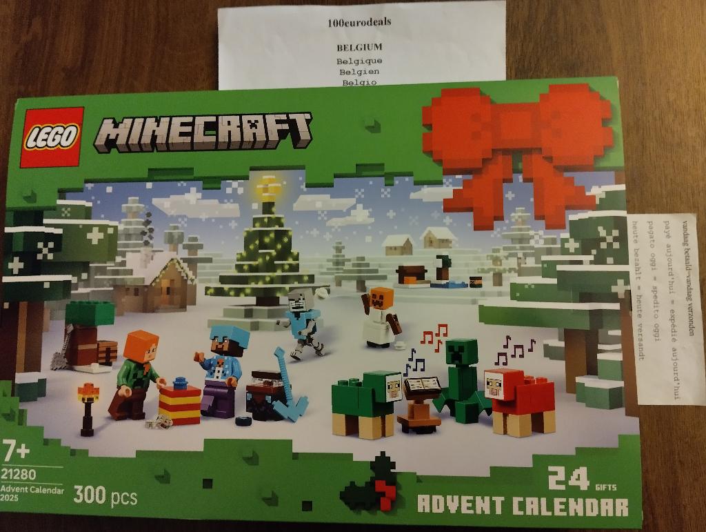 LEGO Minecraft Adventskalender 2025, - 21280 -nieuw -, Verzenden, Nieuw, Complete set, Lego