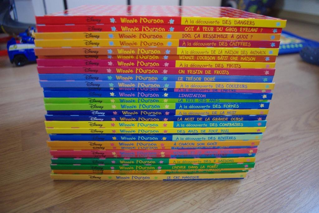 Collection de 30 livres Disney Winnie l'ourson, Garçon ou Fille, Enlèvement ou Envoi, Comme neuf, 4 ans
