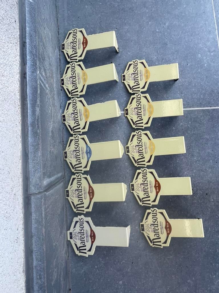 Emaille tapruiters maredsous, Verzamelen, Ophalen of Verzenden, Zo goed als nieuw