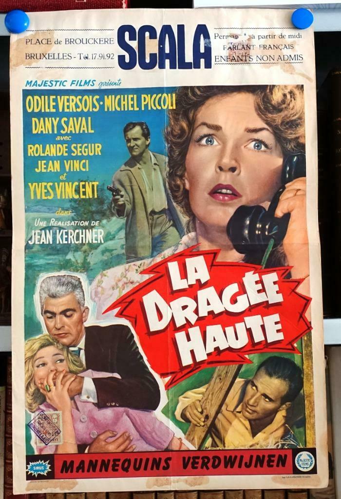 Filmposter La Dragée Haute / Mannequins verdwijnen, Enlèvement ou Envoi, A1 jusqu'à A3, Utilisé, Cinéma et TV