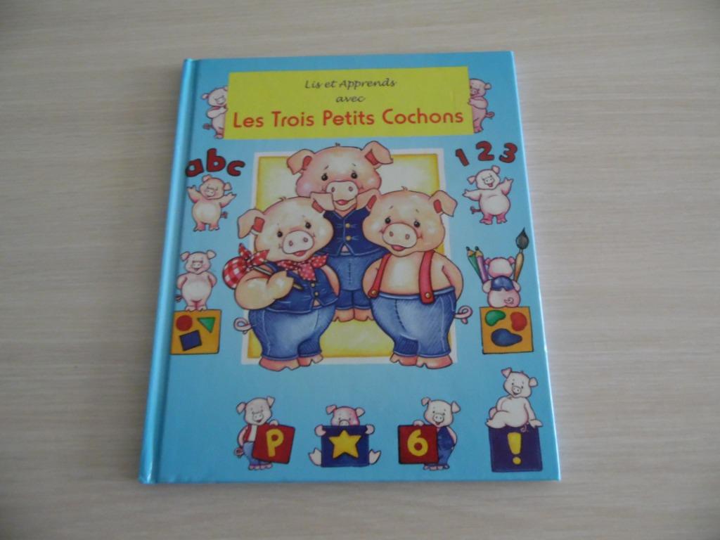 LIS ET APPRENDS AVEC LES TROIS PETITS COCHONS, Boeken, Kinderboeken | Kleuters, Zo goed als nieuw, Fictie algemeen, 5 of 6 jaar