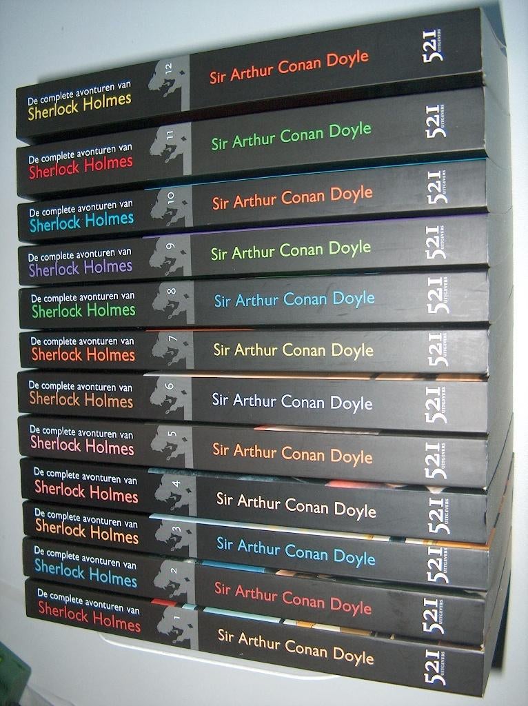 De complete avonturen van Sherlock Holmes - 12 delen - Doyle, Boeken, Ophalen of Verzenden, Zo goed als nieuw, Arthur Conan Doyle