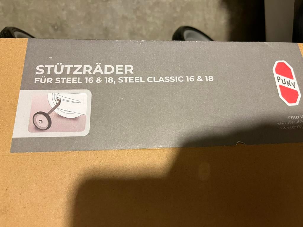 Puky-stabilisator, Zijwieltjes, 16 tot 20 inch, Puky, Nieuw
