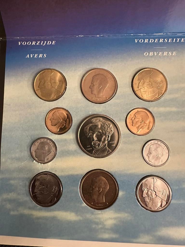 Set pièces francs belges 1992 scellé, Dirk Frimout, neuf, Ophalen of Verzenden, België, Overige waardes, Setje