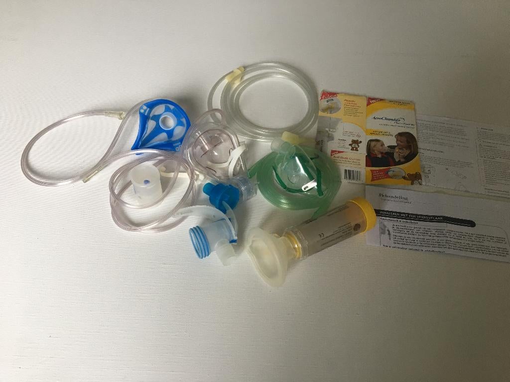 aerosolinhaler, vernevelaarsset voor baby's en  peuters, Enfants & Bébés, Bains & Soins, Enlèvement ou Envoi, Comme neuf, Autres types