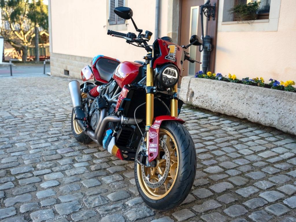 Indian FTR Sport 1200 Sport 1OF1/Öhlins/Rizoma/GillesTooling, Enlèvement, 2 cylindres, Plus de 35 kW