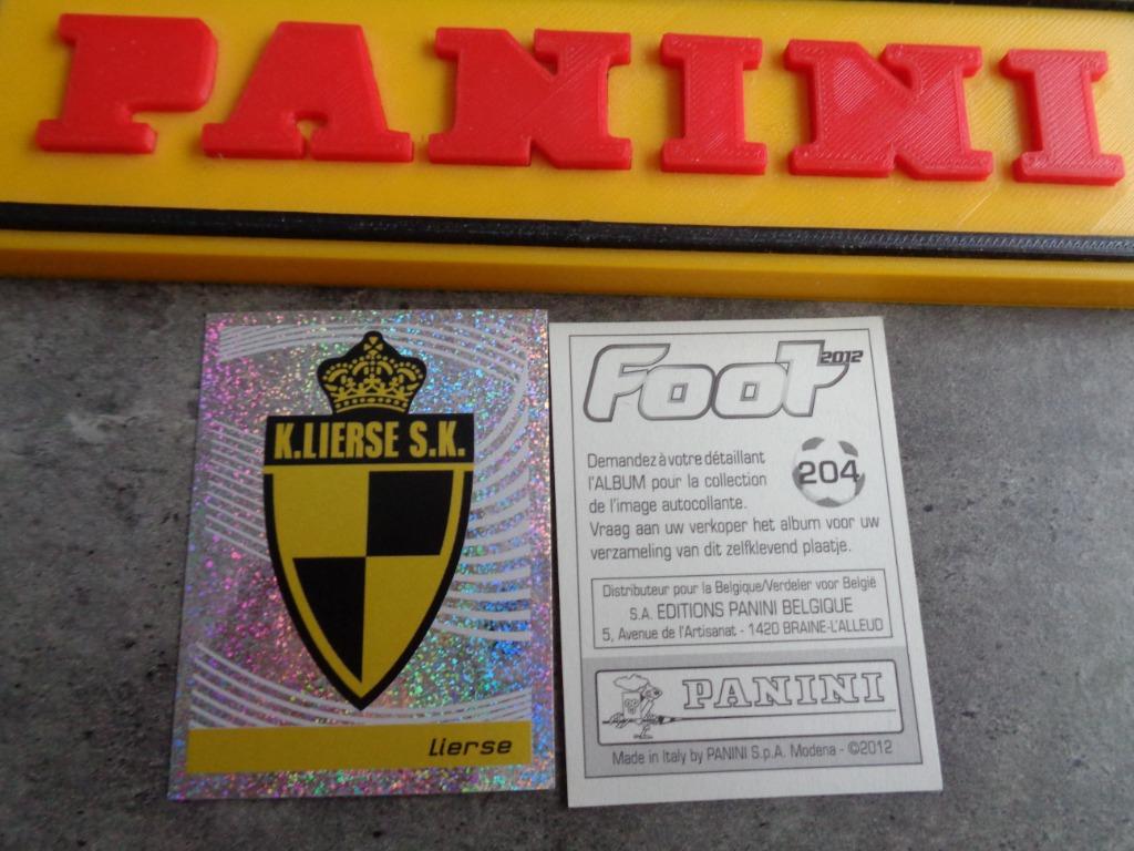 PANINI FOOTBALL 2012 LIERSE SK STICKER EMBLEEM BADGE, Verzenden, Nieuw, Sticker