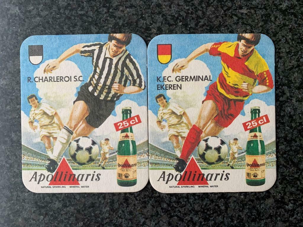 viltjes Apollinaris / voetbalkaartjes, Ophalen, 1980 tot heden, Nieuw, Prent