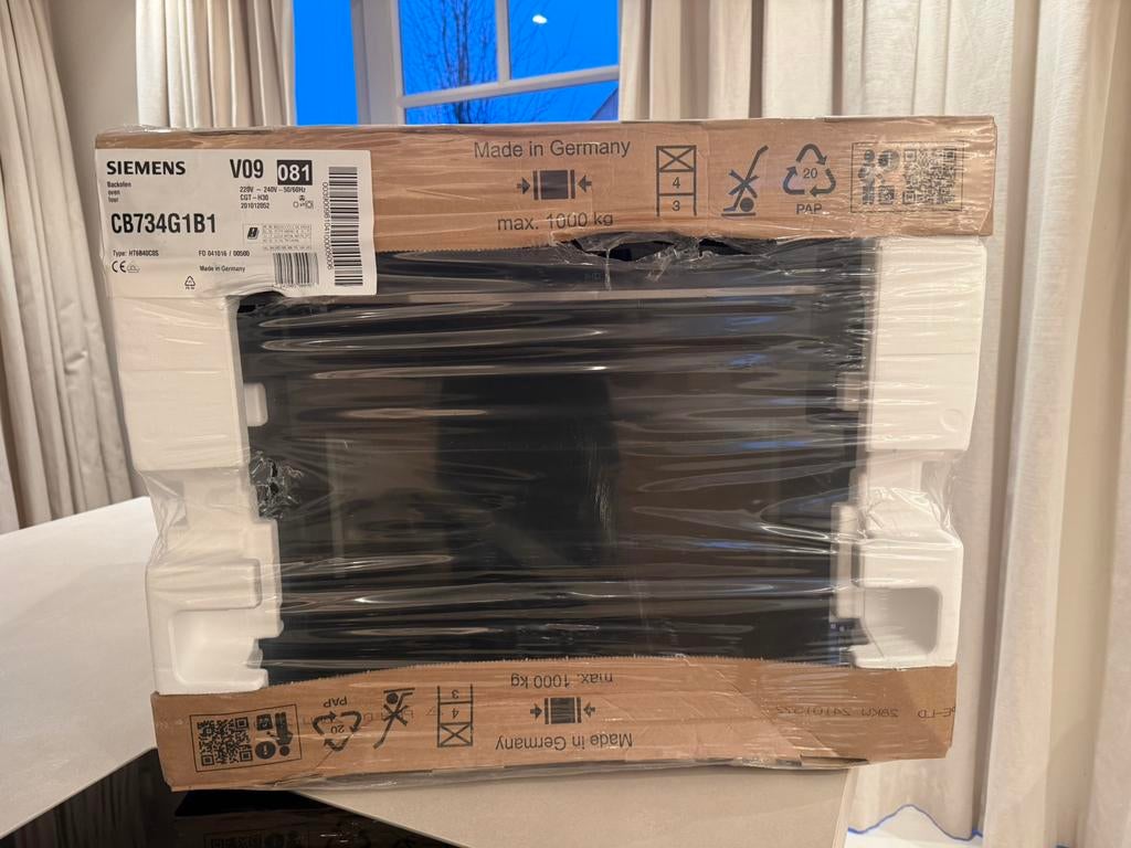 Siemens CB734G1B1 compacte oven NIEUW, Neuf, Encastré, Enlèvement, Air chaud