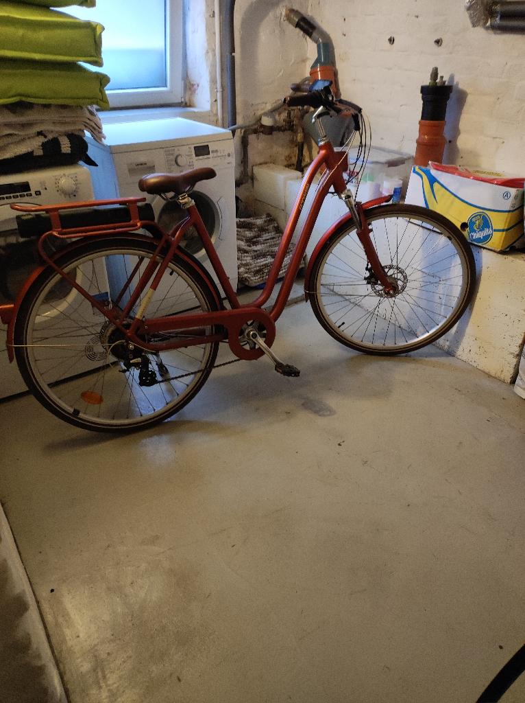Vélo éléctrique  "elops900e" pour grande taille , impecable, Fietsen en Brommers, Ophalen, Gebruikt, 50 km per accu of meer
