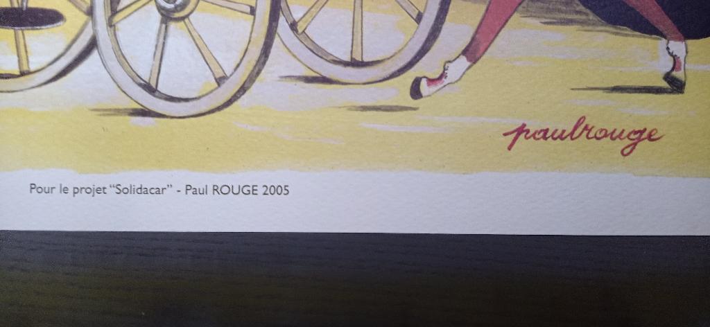 Représentation d'un tableau de Paul Rouge-Solidacar-Lessines, Enlèvement