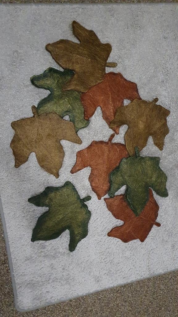 Herfstdecoratie blad, Verzenden, Zo goed als nieuw