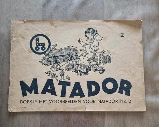 matador N2 notice jeu vintage neerlandais, Enlèvement ou Envoi, Utilisé