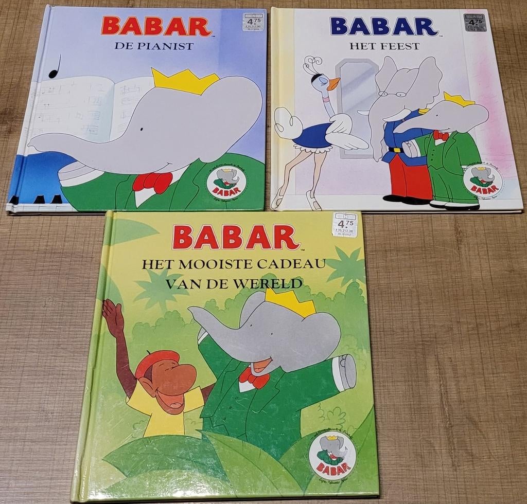 Babar prentenboeken, Ophalen of Verzenden, Gelezen, Fictie algemeen