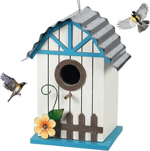 Nichoir à oiseaux en bois pour mésanges | LIVRAISON GRATUITE, Neuf, -, -, OPTYUWAH