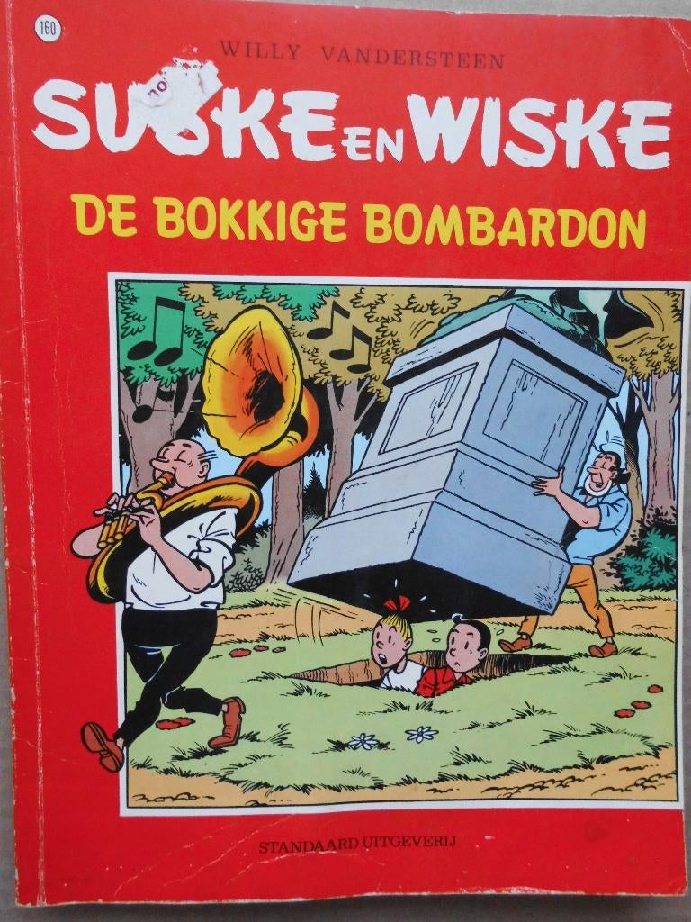 Suske en Wiske - De bokkige bombardon, Enlèvement ou Envoi, Willy Vandersteen, Une BD, Utilisé