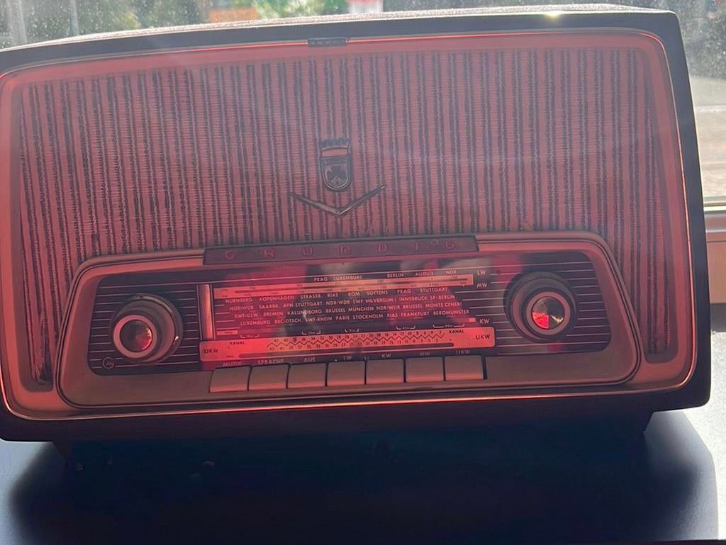 Radio grundig vintage, Ophalen