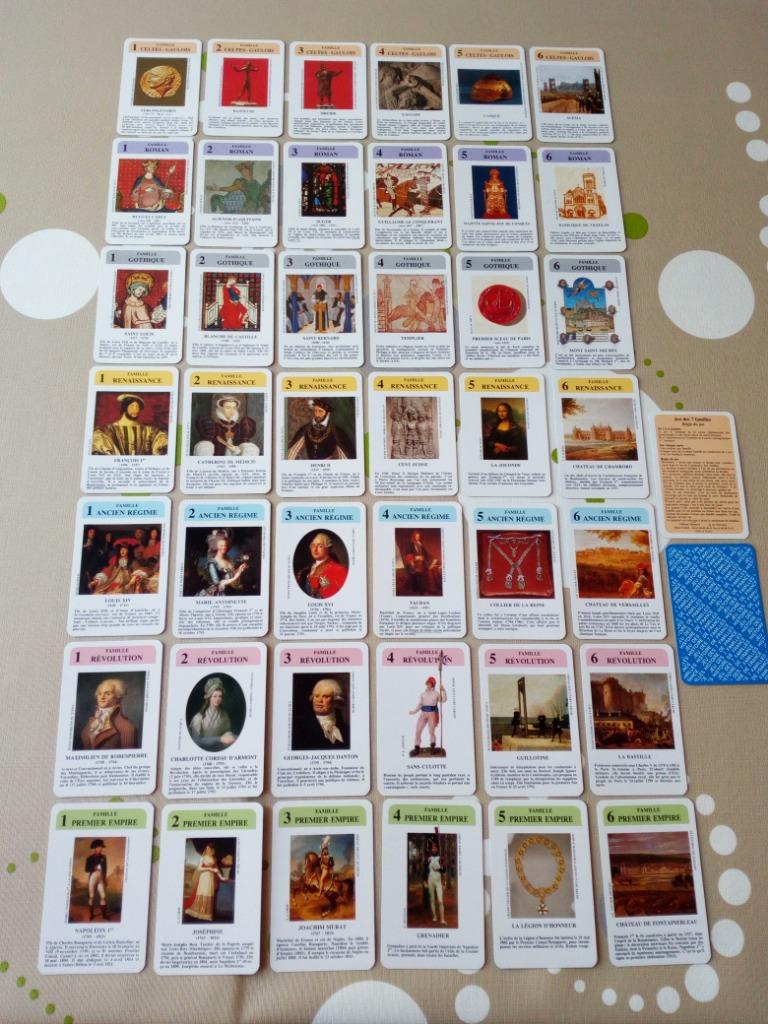 Kaartspel / Histoire de France / Jeu des 7 familles, Ophalen