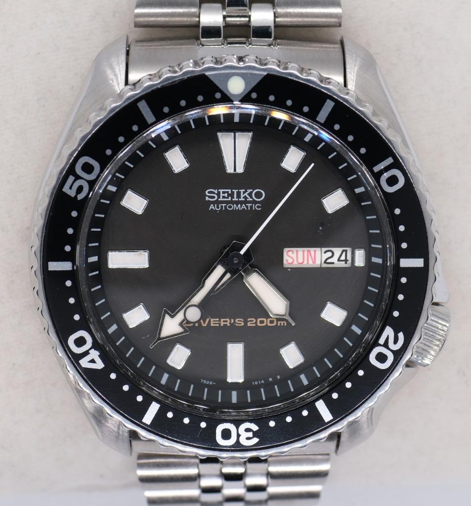 Seiko SKX399 7s26-0020 + Bracelet Caoutchouc Original, Bijoux, Sacs & Beauté, Accessoires Autre, Utilisé, Enlèvement ou Envoi