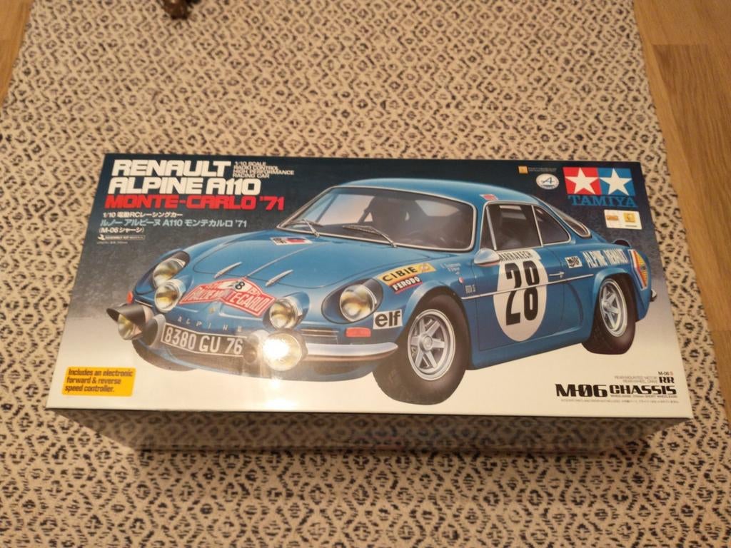 Tamiya Renault Alpine A110 Monte-Carlo ’71 – 58591, Ophalen of Verzenden, Tamiya
