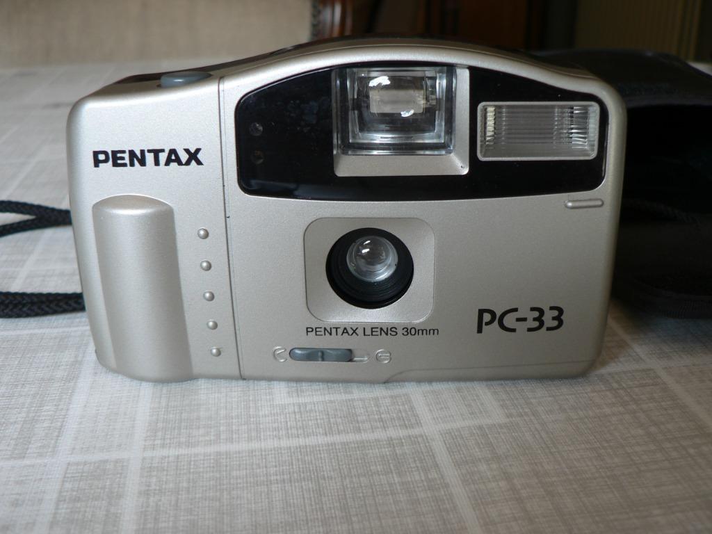 Pentax PC 33 met tasje, Audio, Tv en Foto, Fotocamera's Analoog, Gebruikt, Compact, Pentax, Ophalen of Verzenden