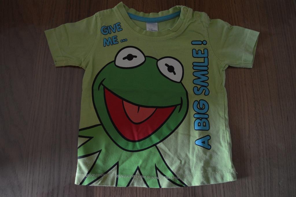 C&A Disney give me a big smile kermit setje groen blauw 74, Enfants & Bébés, Vêtements de bébé | Taille 74, Garçon ou Fille, C&A