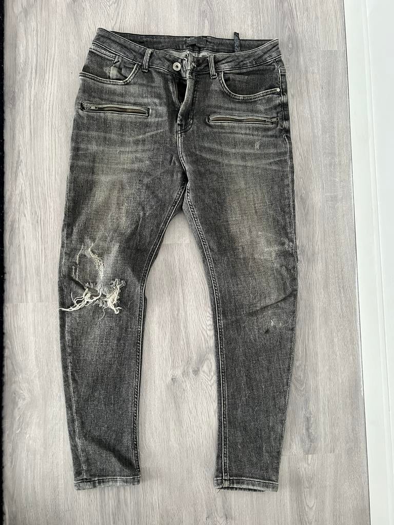 Jeans Zara, Vêtements | Hommes, Jeans, Gris, Comme neuf, W36 - W38 (confection 52/54), Enlèvement ou Envoi