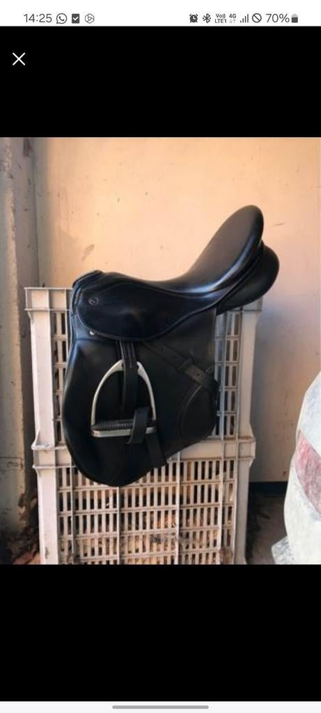 Kieffer zadel, Dieren en Toebehoren, Paarden en Pony's | Zadels, Ophalen, Zo goed als nieuw