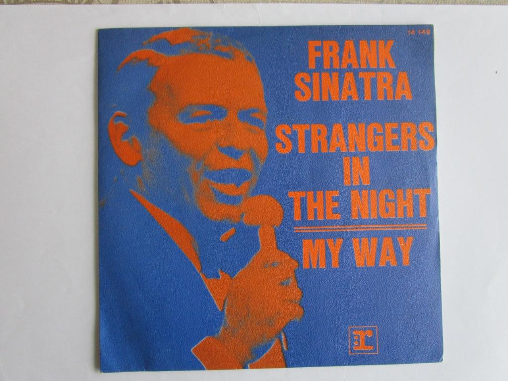 Frank Sinatra : My way & Strangers in the night., Cd's en Dvd's, Vinyl Singles, 7 inch, Single, Ophalen of Verzenden, Zo goed als nieuw