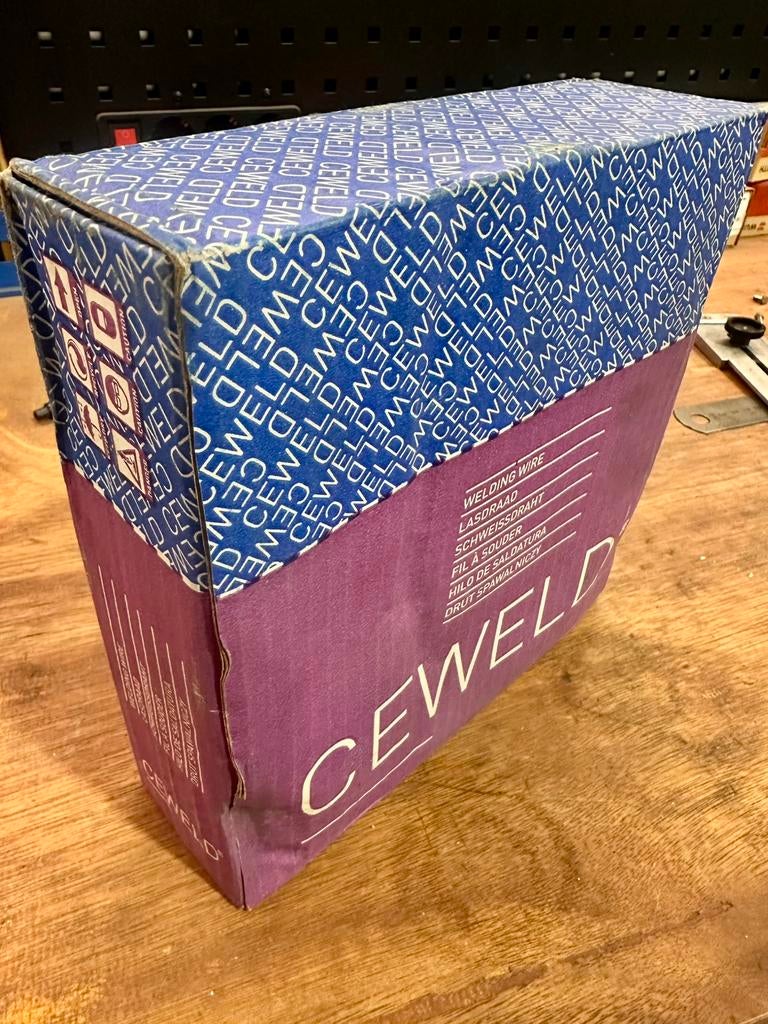 Ceweld Corten mig/mag lasdraad, Ophalen