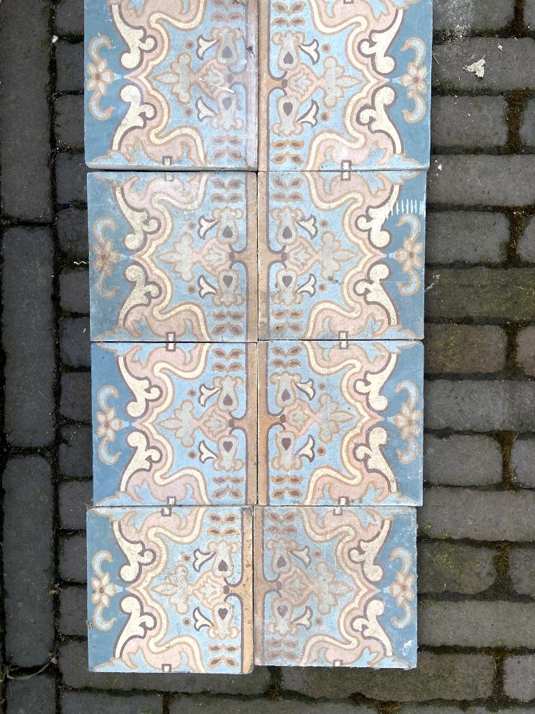 Heel mooie oude of antieke tegels, Doe-het-zelf en Bouw, Ophalen, Gebruikt, Steen of Klei, Minder dan 50 cm