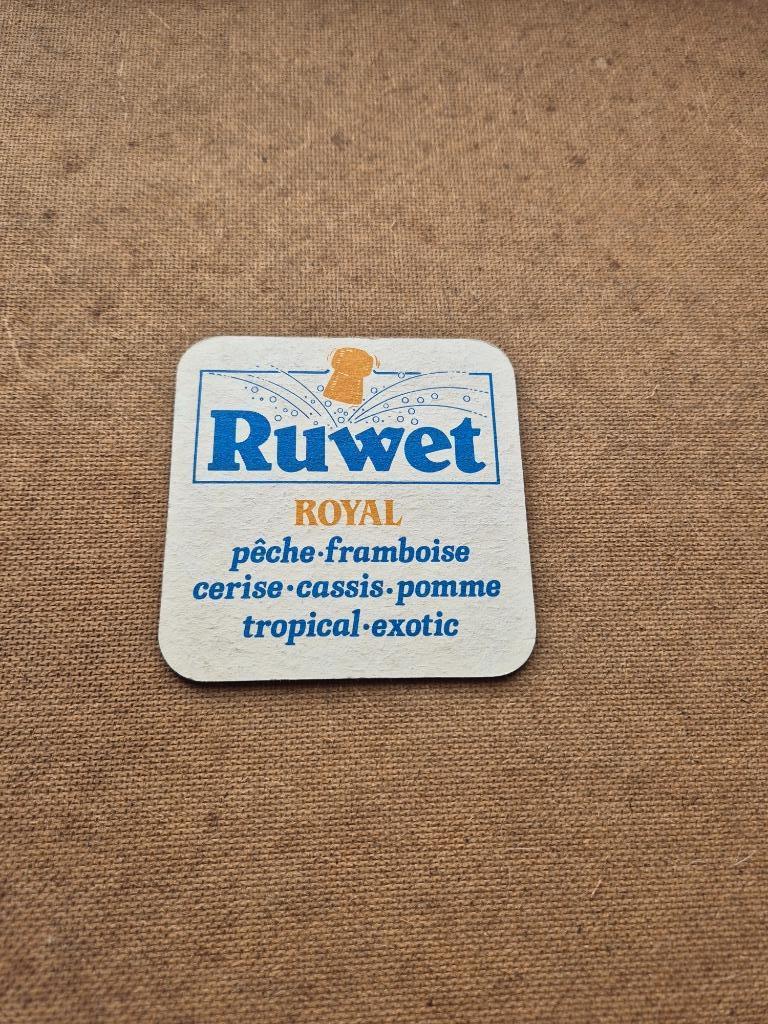 Sous bock Ruwet, Verzamelen, Ophalen of Verzenden, Gebruikt, Viltje(s), Overige merken