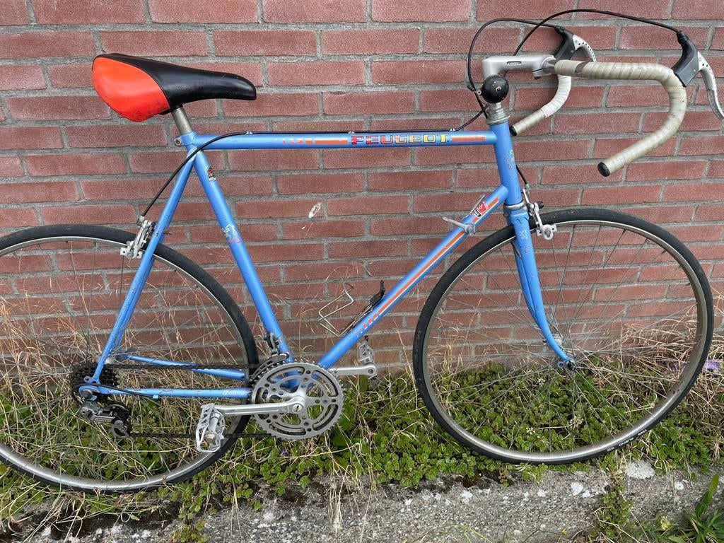 Peugeot retro koersfiets, Fietsen en Brommers, Gebruikt, Ophalen, Overige merken, 10 tot 15 versnellingen