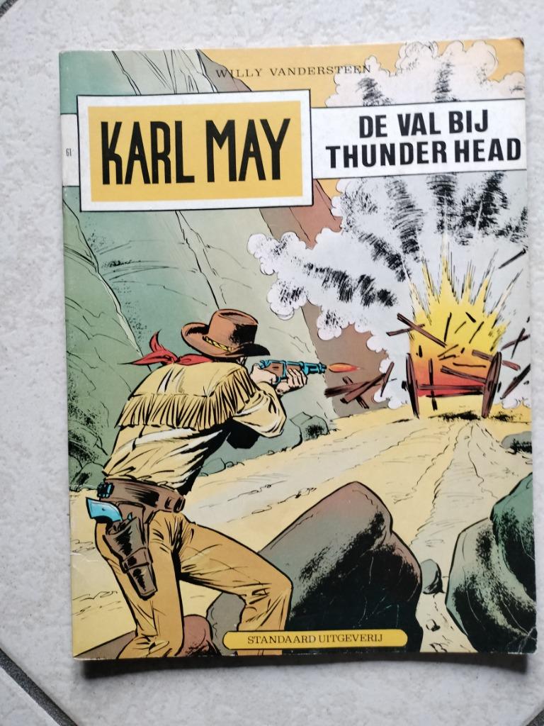 Strip KARL MAY 61 - de val bij thunder head, Enlèvement ou Envoi, Willy Vandersteen, Une BD, Comme neuf
