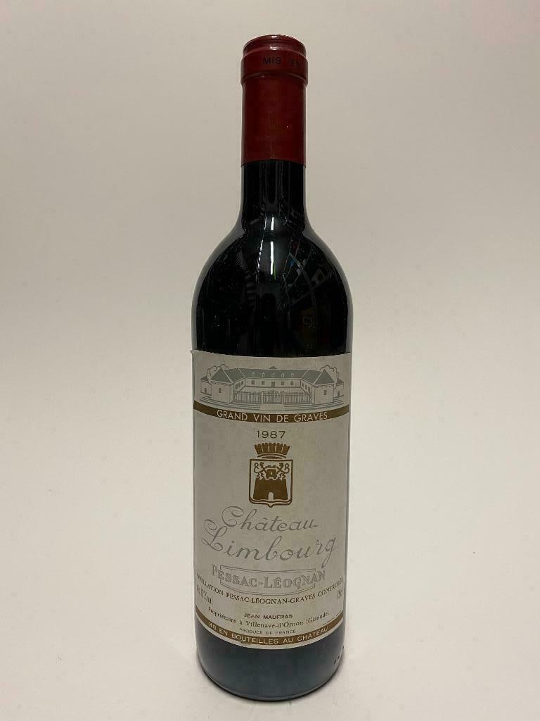 1987 Château Limbourg, Pessac-Léognan, Collections, Vins, Enlèvement ou Envoi, France, Vin rouge
