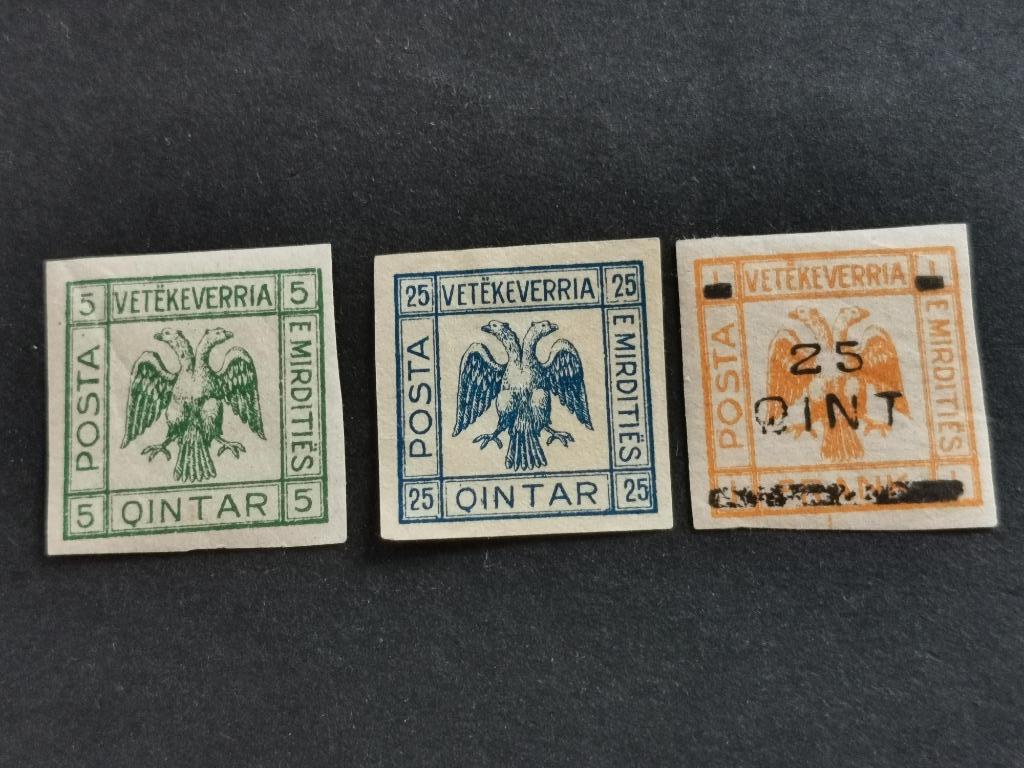 Albanie 1921 - Revolte uitgave van de Republiek Mirdita, Ophalen of Verzenden, Overige landen