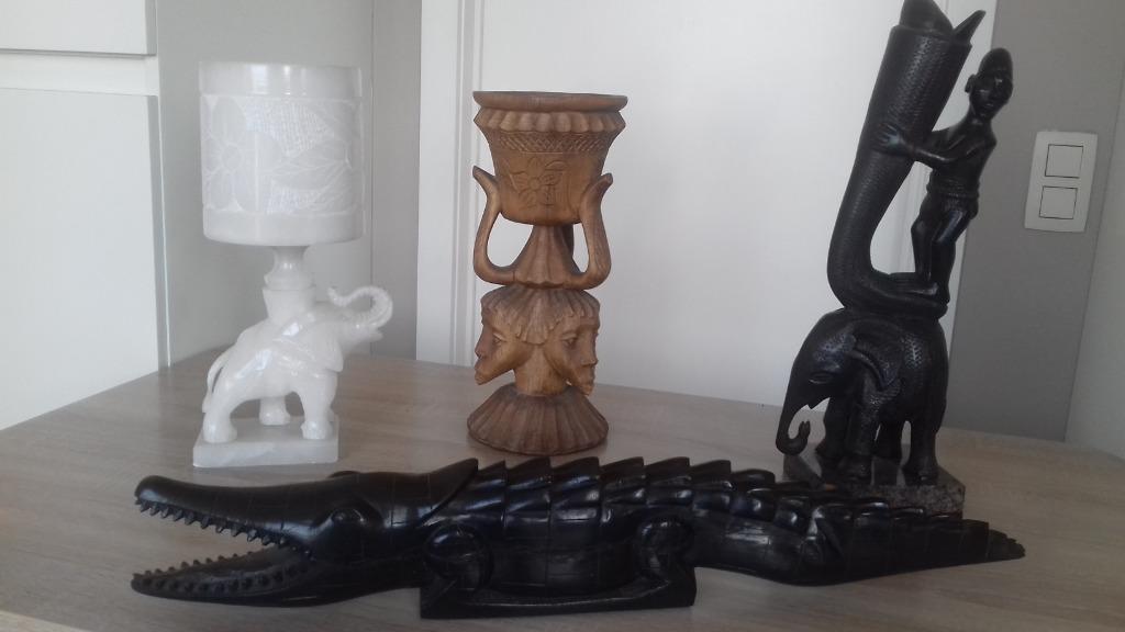 Congolese beelden, Antiek en Kunst, Kunst | Beelden en Houtsnijwerken, Ophalen