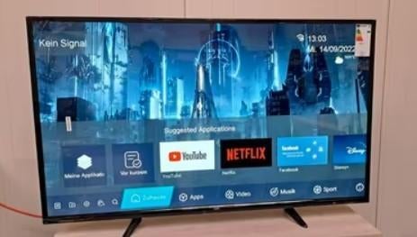 Eisenbach 55 inch smart LED TV , 4K. Nieuw!!, Audio, Tv en Foto, Televisies, LED, Nieuw, 100 Hz, 100 cm of meer