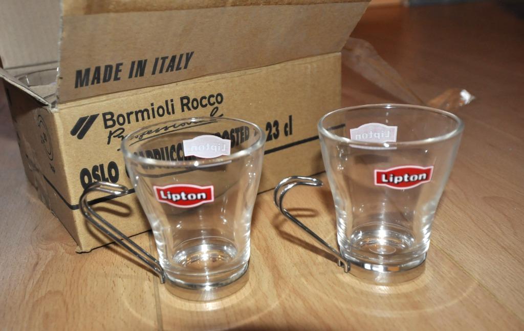 Tasses à thé 6pcs Rocco Bormioli Oslo 23cl Neuves emballées, Ophalen of Verzenden, Nieuw, Glas, Kop(pen) en/of Schotel(s)