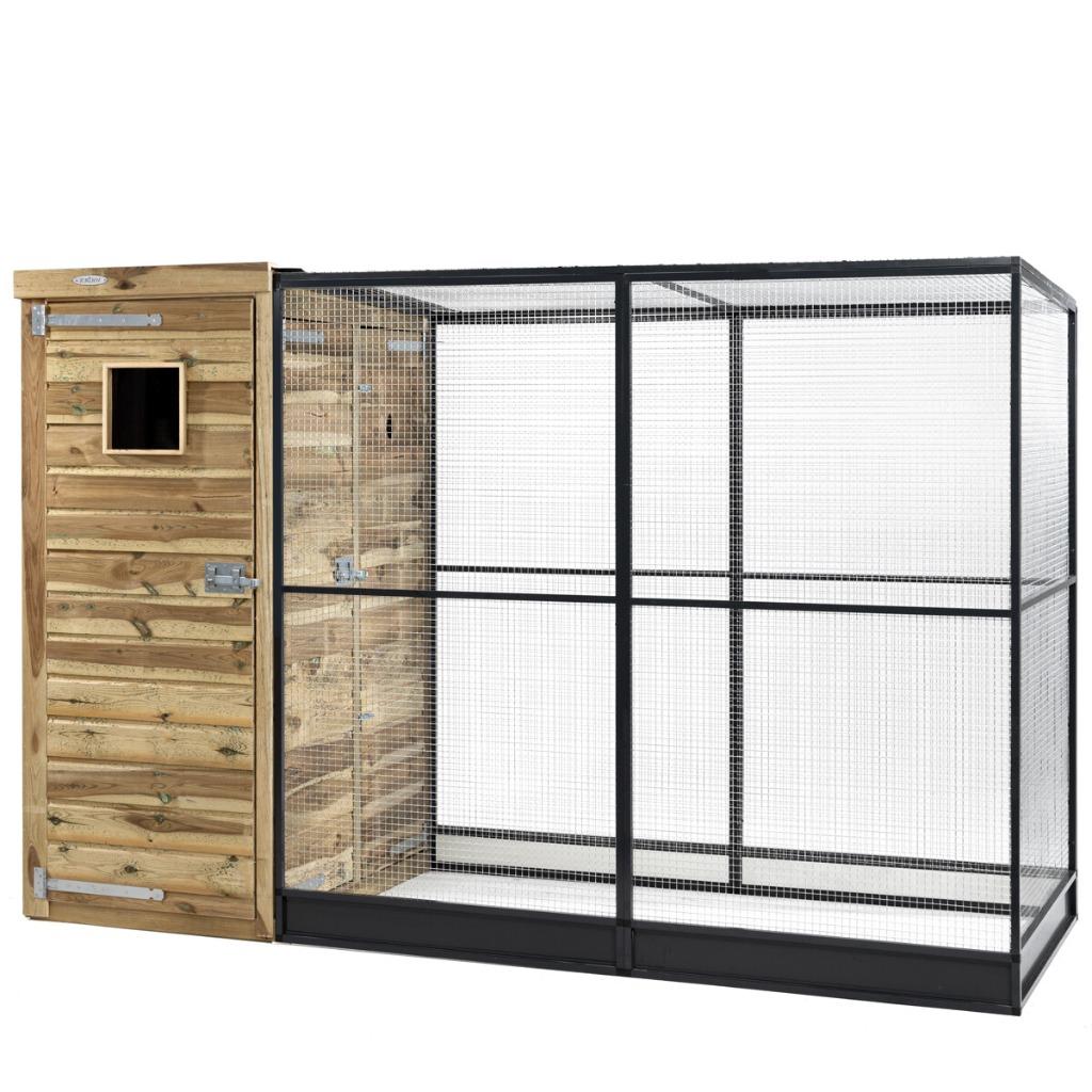 SUPER ACTIE voliere  vogelkooi THOMAS voldux, Animaux & Accessoires, Oiseaux | Cages & Volières, Neuf, Volière, Aluminium, Enlèvement ou Envoi