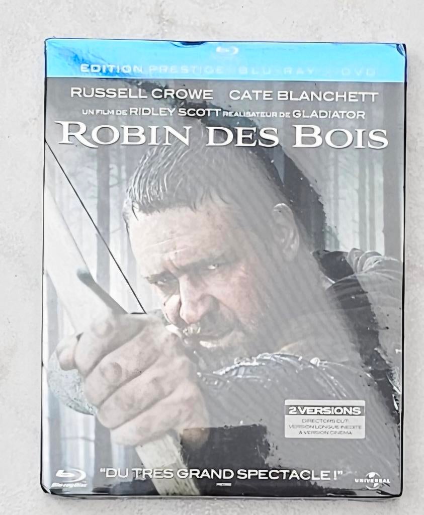 Blu ray robin hood crowe blanchaert scott Nieuw, Ophalen of Verzenden, Nieuw in verpakking, Drama, Boxset