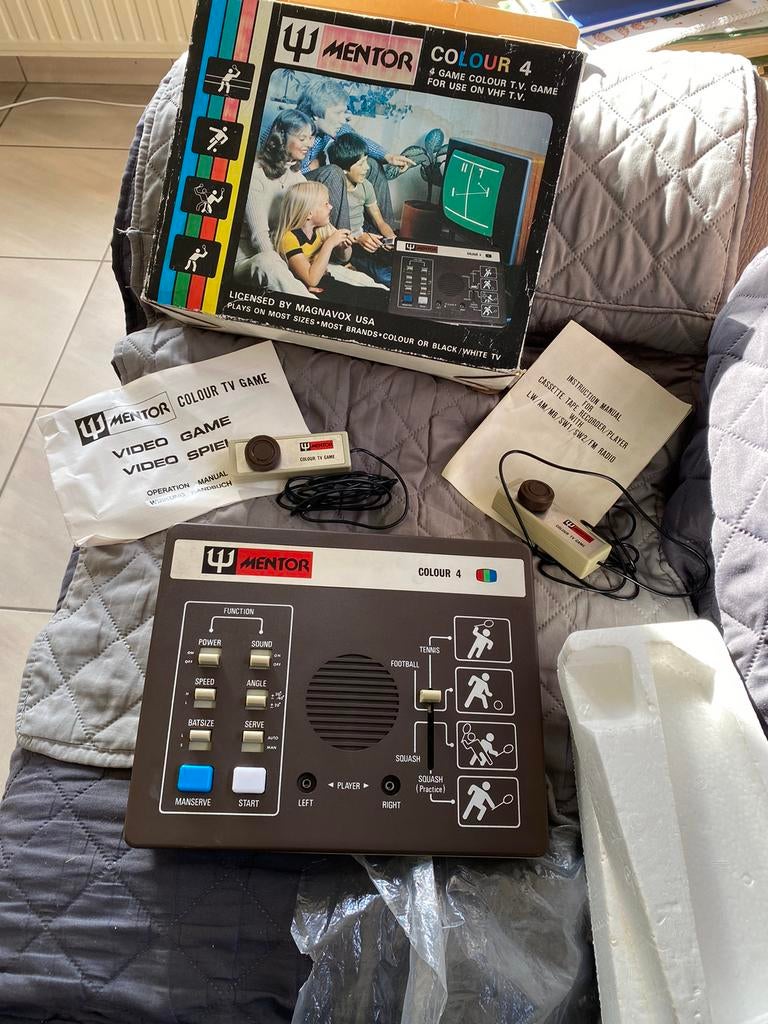 Retro TV game Mentor Color 4, Enlèvement ou Envoi, Utilisé