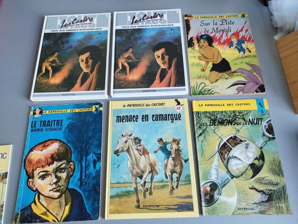 La patrouille des castors Divers titres Charlier Mitacq, Boeken, Stripverhalen, Gelezen, Complete serie of reeks, Ophalen of Verzenden