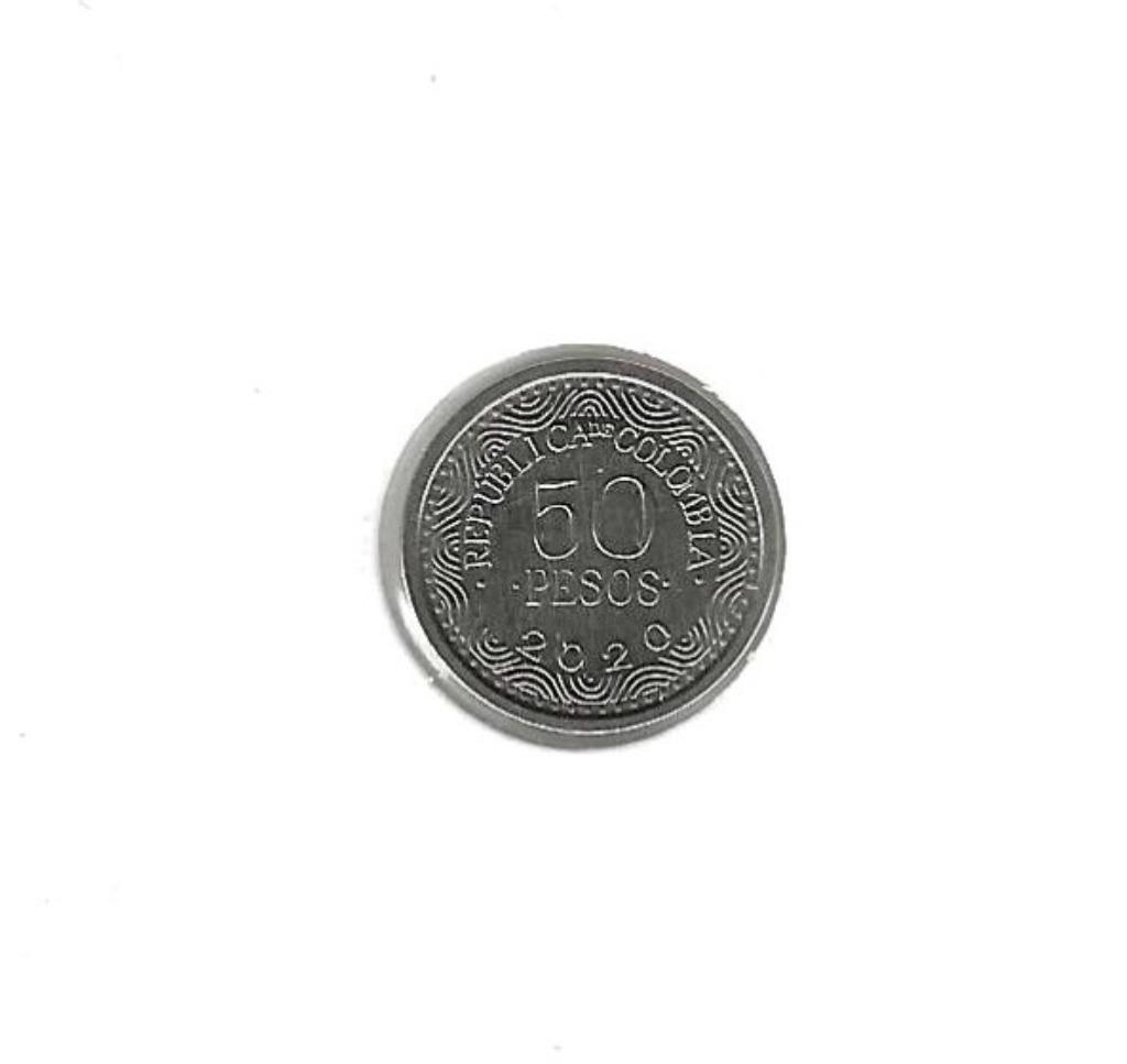Colombië, 50 Pesos 2020, Bear., Ophalen of Verzenden, Zuid-Amerika, Losse munt