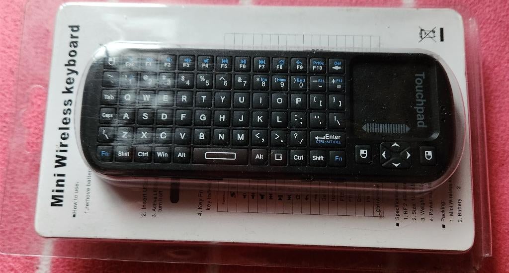 Mini wireless keyboard, Ophalen of Verzenden, Qwerty, Nieuw, Draadloos