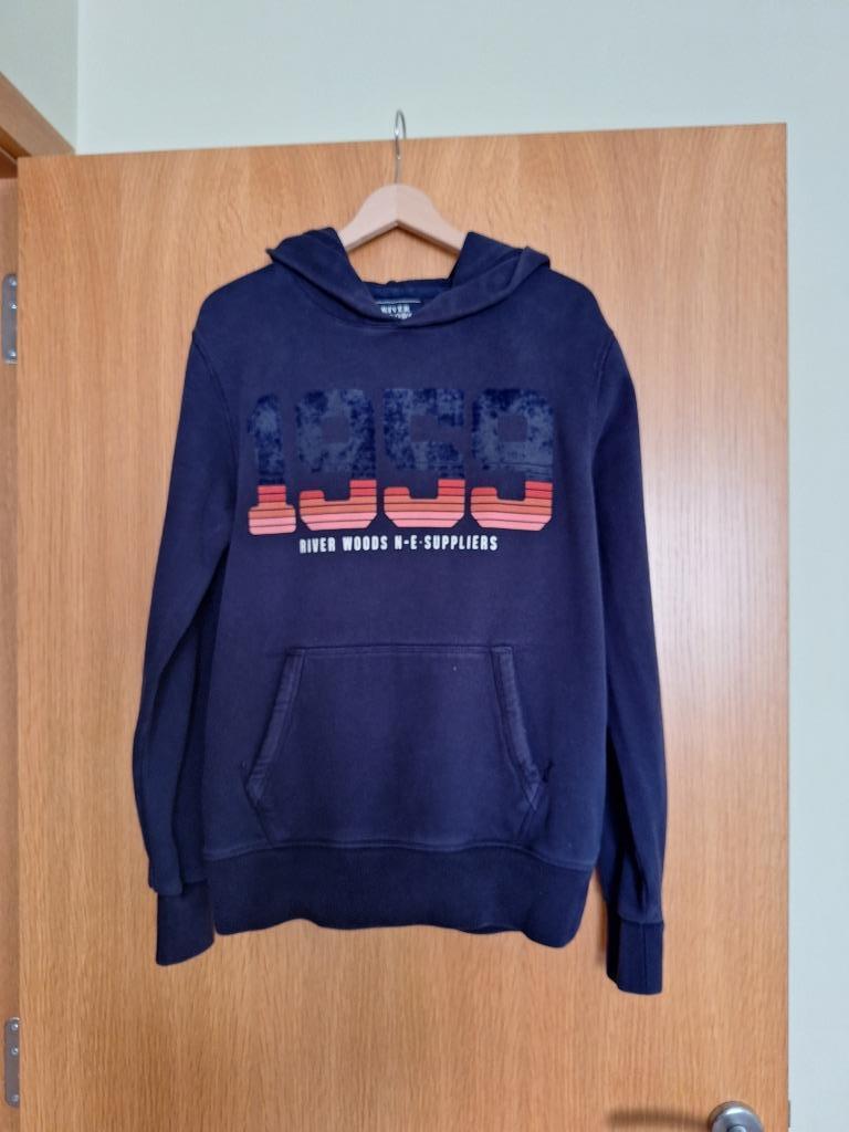 Blauwe hoodie River Woods (13-14 jaar), Gebruikt, River Woods, Trui of Vest, Ophalen of Verzenden