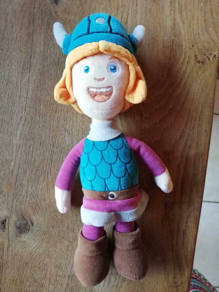 Peluche Vick le vicking, Ophalen of Verzenden, Zo goed als nieuw, Overige typen
