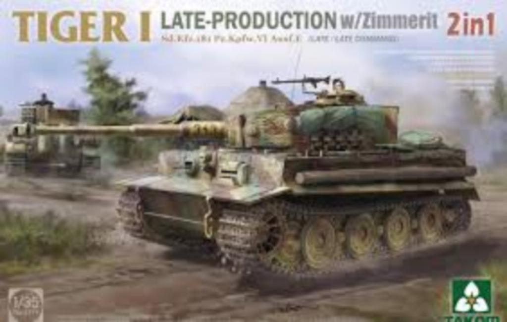 TAKOM 2199 TIGER I late-prod. w/zimmerit Sd.Kfz.181 1/35, Neuf, Autres marques, Tank, Enlèvement ou Envoi