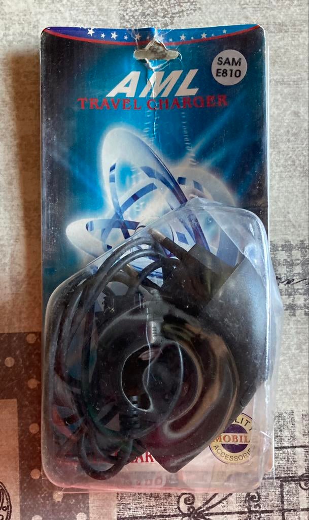 Chargeur de voyage AML SAM E810, Télécoms, Téléphonie mobile | Chargeurs pour téléphone, Enlèvement ou Envoi, Neuf, Autres marques